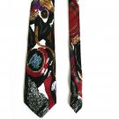 Arthur Barry Silk Tie Abstract Art Classic Length Bold Colors - Multi Color Arthur Barry Silk Tie Abstract Art Classic Length Bold Colors - Multi Color