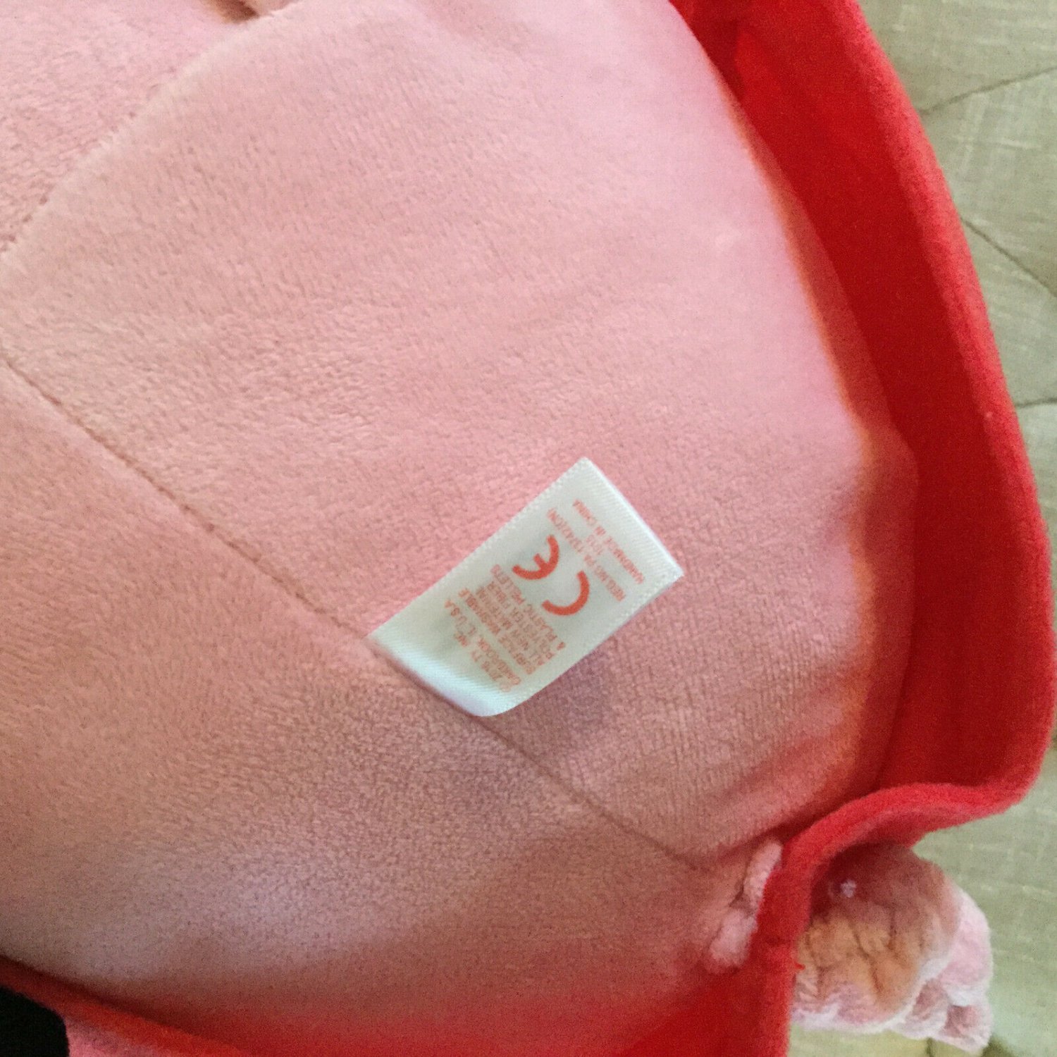 Large Peppa Pig Stuffed Animal Plush 17" Tall Clean