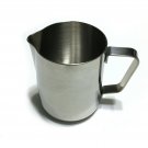 Stainless Steel Frothing Pitcher Milk Steamer 12 Oz by Update International Stainless Steel Frothing Pitcher Milk Steamer 12 Oz by Update International