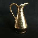Vintage Elegant Pearl Hand Decorated 22K Gold Floral Pitcher Creamer by China Co