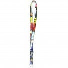Lanyard ID Badge Holder Keychain Montana Nature Collage Bear Horses Print Lanyard ID Badge Holder Keychain Montana Nature Collage Bear Horses Print