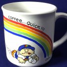 Vintage Ozzie W Berrie Rainbow Mug Cup 8 Oz Coffee Quick 1981 Vintage Ozzie W Berrie Rainbow Mug Cup 8 Oz Coffee Quick 1981