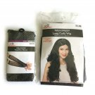 Cosplay Long Curly Black Wig Halloween and Long Fingeless Gloves Set USA Seller
