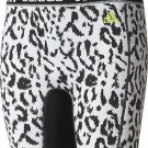 adidas Girls' Destiny Printed Softball Sliding Shorts Size XS 6-8 Animal Print