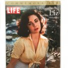 Elizabeth Taylor Limited Edition Life Commemorative Book 1932 2011 Collectible