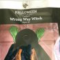 Wrong Way Witch Halloween Door Hanging Decoration, Orange - USA Seller
