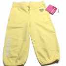 Skechers Girl's Pants Size 6 and 6X Embellished Playwear Clothing Yellow Cotton