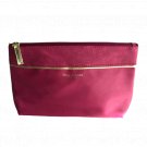 Elizabeth Arden Cosmetic Bag Makeup Pouch PVC Burgundy Case NEW