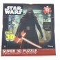 Star Wars The Force Awakens Jigsaw Puzzle and Super 3D Puzzle Lot of 2