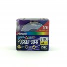 Memorex Cool Colors Pocket CD-R 10 pack - 210 MB - 24 Min - 24x Multi Speed Memorex Cool Colors Pocket CD-R 10 pack - 210 MB - 24 Min - 24x Multi Speed