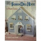 VTG 90s Fashion Doll House ~ Fits Barbie Dolls, Plastic Canvas Pattern Book RARE