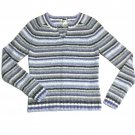 Vintage 90s Old Navy Women's Wool Blend Pullover Sweater Size S Striped Top