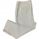Eliane Rose Womens Plus Size 18W Pull On Striped Capri Pants Stretch
