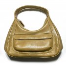 VTG Mini Purse Small Brown Vegan Leather Handbag Front Pocket Faux Leather Tan