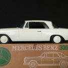 Vintage 60s Mercedes Benz Ride On Toy Car Tin Toy 300SE 24" L Ichiko Japan RARE