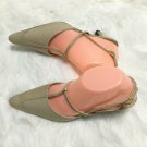 Terry Lewis Women's Kitten Heels Dress Shoes Size 7 M Pointed Toe Beige