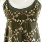 Calvin Klein Women's Summer Maxy Dress Size S Green Criss Cross Strap Dress