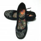 Rocket Dog Womens Casual Mary Jane Shoes Size 6 Black Classic Boho Embroidered