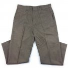 Levi's Vintage 1980s Men's Action Brown Pants Slacks Size 36 Waist Flat Front