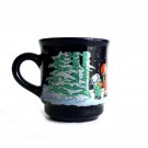 German Christmas Ceramic Mug Vertrieb Hossinger Schierling Cup Blue 8 Fl oz German Christmas Ceramic Mug Vertrieb Hossinger Schierling Cup Blue 8 Fl oz