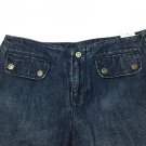 Vintage Tommy Hilfiger Women's Mid Rise Jeans Size 4 Wide Legs Box Logo NEW Vintage Tommy Hilfiger Women's Mid Rise Jeans Size 4 Wide Legs Box Logo NEW