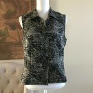 Vintage Christopher & Banks Women's Vest Size S Small Black Vintage Christopher & Banks Women's Vest Size S Small Black