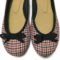 Old Navy Womens Red Black Plaid Flats Size 6 Worn Once Comfortable Slip On Shoes
