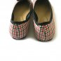 Old Navy Womens Red Black Plaid Flats Size 6 Worn Once Comfortable Slip On Shoes