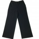 Croft & Barrow Womens Career Dress Office Pants Size 6 Stretch Flat Front Black