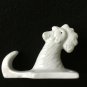 Vintage Rooster Towel Hook Apron Hanging Peg Rack Wall Mount White Ceramic