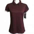 RUSSELL Athletic Women's Dri Power Active Polo Shirt Size S Red Maroon NEW RUSSELL Athletic Women's Dri Power Active Polo Shirt Size S Red Maroon NEW