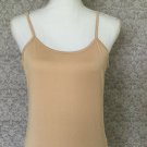 Women's Camisole Tank Size M Adjustable Straps Beige Nude Women's Camisole Tank Size M Adjustable Straps Beige Nude