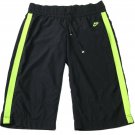 Nike Womens Size M (8-10) Athletic Cropped Capri Pants Drawstring Pocket Black Nike Womens Size M (8-10) Athletic Cropped Capri Pants Drawstring Pocket Black