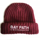Bay Path University Knit Beanie Warm Winter Hat Unisex Adult One Size Red Bay Path University Knit Beanie Warm Winter Hat Unisex Adult One Size Red