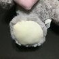 Hugfun International Stuffed Plush Teddy Bear 15 Inch Grey Soft With Pink Heart