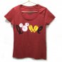 Disney Store Mickey Mouse LOVE Graphic Print M T-Shirt Women's Juniors MEDIUM