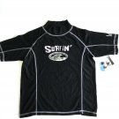 Joe Boxer Boys Swim Shirt Size 10/12 Surfing Beach UV Protection Black NEW Joe Boxer Boys Swim Shirt Size 10/12 Surfing Beach UV Protection Black NEW