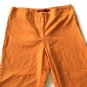 Necessary Objects Womens Orange Cropped Ankle Pants Sz Medium Juniors 26" Waist