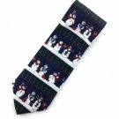 Vintage Hallmark Snowmen Silk Tie Holiday Necktie Vintage Hallmark Snowmen Silk Tie Holiday Necktie