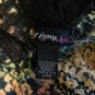 Self Esteem Women's Tunic Top Blouse Size L Juniors With Ties Applique