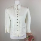 Vintage 90s TINT Women's Light Blazer Career Jacket Size S Ivory White NWT Vintage 90s TINT Women's Light Blazer Career Jacket Size S Ivory White NWT