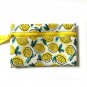 LEMON Print Makeup Bag - Cosmetics Case Lemons Ipsy