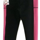 TKO Women's Compression Leggings Size L Capri Active Pants Mid Calf Black, Pink TKO Women's Compression Leggings Size L Capri Active Pants Mid Calf Black, Pink