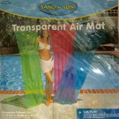 Inflatable Transparent Pool Mat Lounger Blue by Sand N Sun 6ft Long Inflatable Transparent Pool Mat Lounger Blue by Sand N Sun 6ft Long