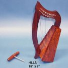 Baby Harp Engraved - 8 Strings - Tuning Key Baby Harp Engraved - 8 Strings - Tuning Key
