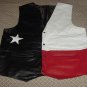 Texas Flag Leather Vest - New 2019 Stock - Hi Quality - CP MADE