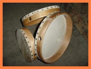 Hand Drums - Set of Three  12", 10" & 8" Sizes  Fresh 2023 Goods