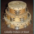 Tambourines Set of Three (3) - All Double Row Jingles