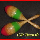 CP Brand New Wooden MARACAS - Size LARGE