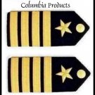 CP Brand NEW US NAVY LINE OFFICER HARD Shoulder Boards FOR CAPTAIN Rank - Columbia Products CP Brand NEW US NAVY LINE OFFICER HARD Shoulder Boards FOR CAPTAIN Rank - Columbia Products